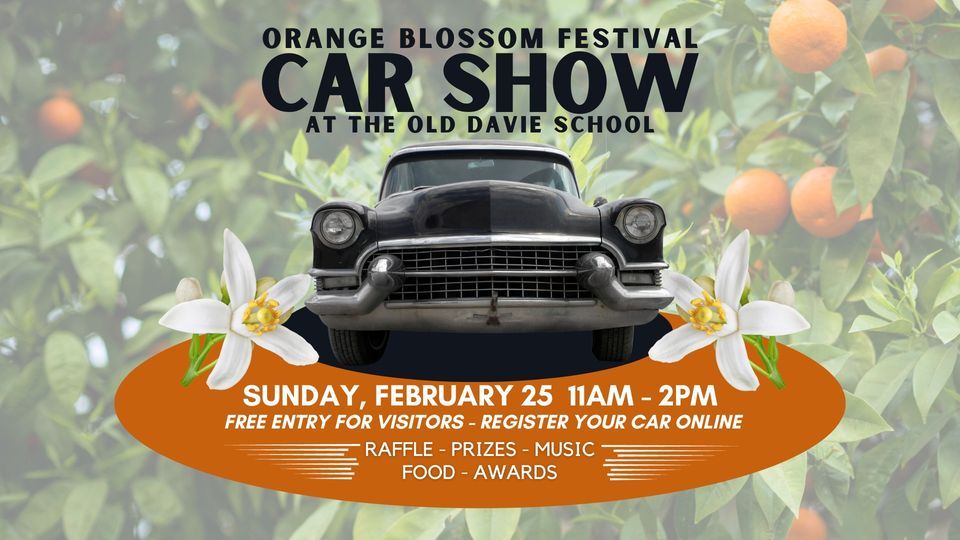 Orange Blossom Car Show at the Old Davie School, Old Davie School