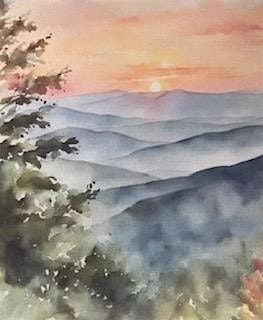 Painting Atmospheric Perspective in Watercolor