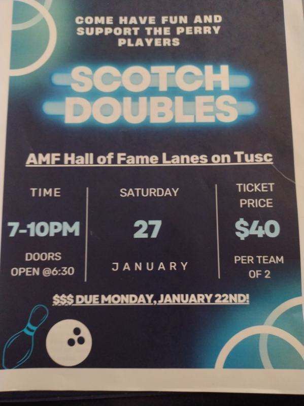Perry Theatre Scotch Doubles, AMF Bowling Co. (Hall of Fame Lanes, OH