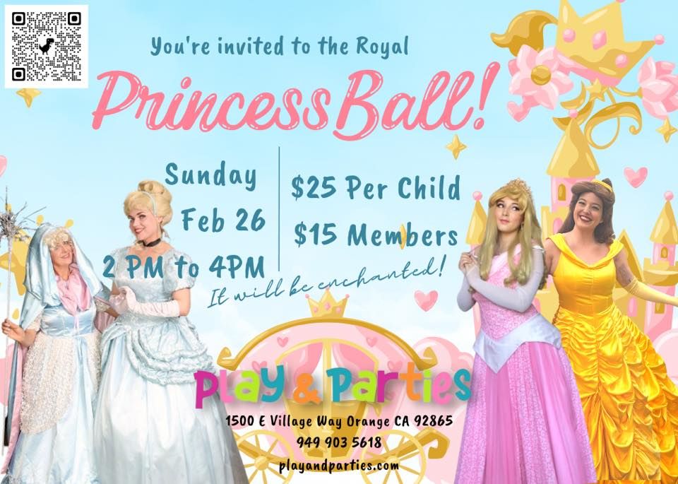 Royal Princess Ball at Play & Parties, Play & Parties, Orange, February