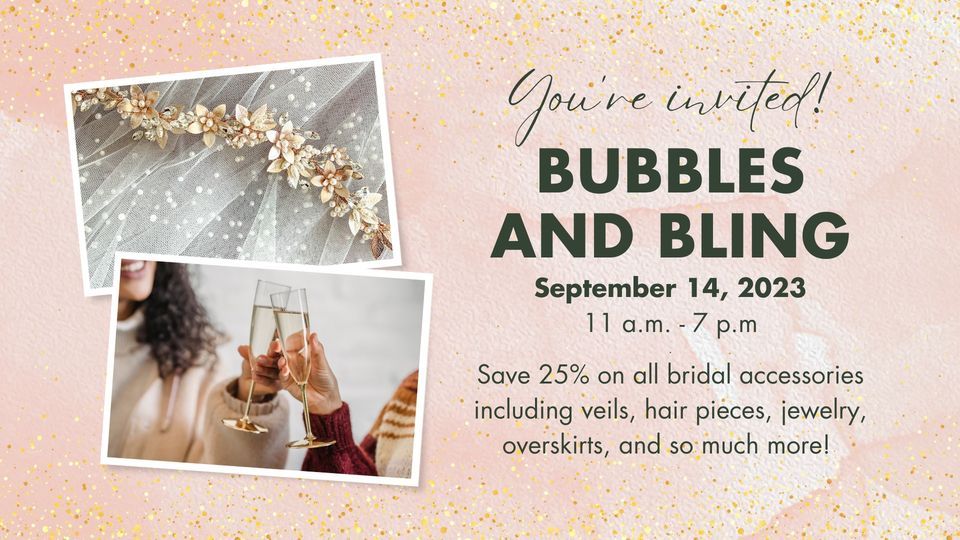 Bubbles and Bling, Believe Bride, Spokane Valley, September 14 2023