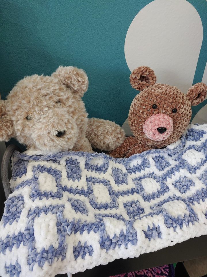 Mosaic Crochet Baby Blanket, A Little Knitty, Auburn, October 8 2022 AllEvents.in