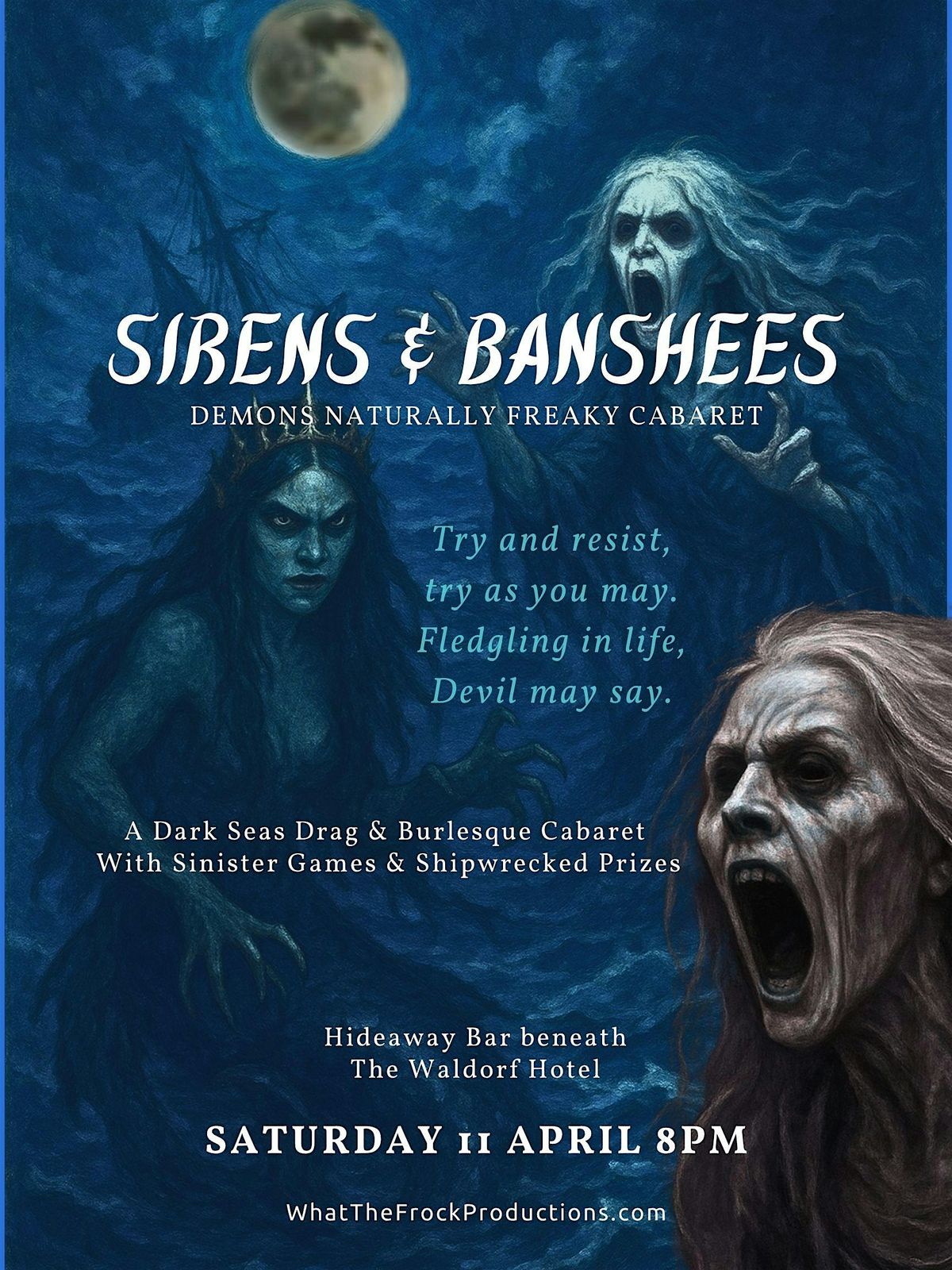 Demons Naturally Freaky Cabaret: Sirens & Banshees, 11 April | Event in Vancouver | AllEvents