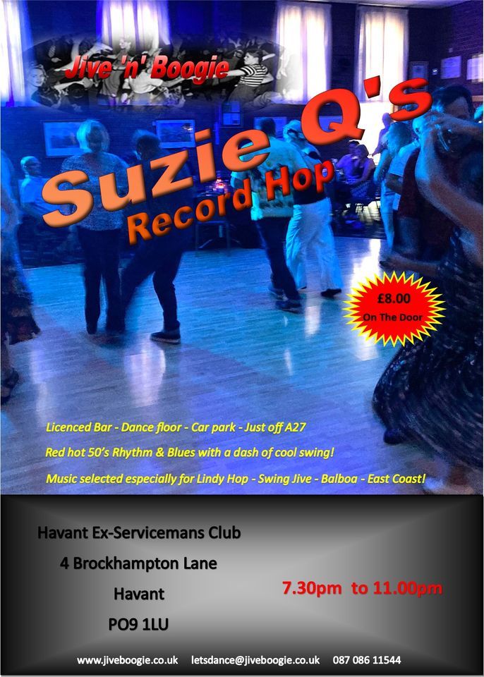 Suzie Qs record hop at the ESM Club, ExServicemens Club Havant, July