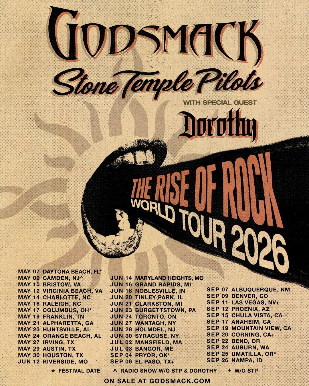 Godsmack, The Hall at Maryland Live, Hanover, 27 December 2026 | AllEvents