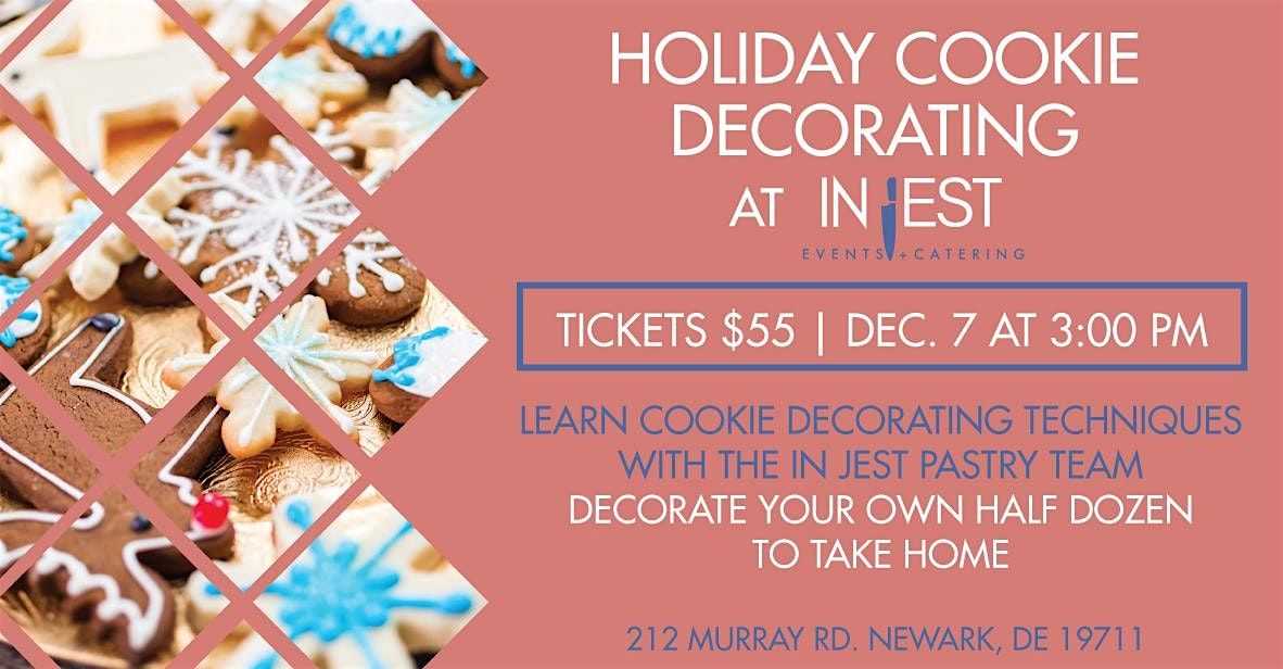 Holiday Cookie Decorating at In Jest Events | Event in Newark | AllEvents