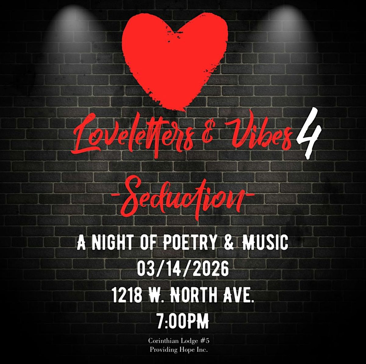 Loveletters & Vibes 4, 15 March | Event in Milwaukee | AllEvents