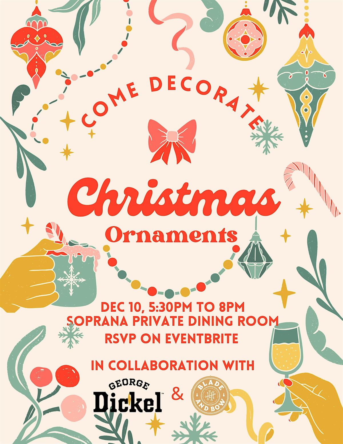 Christmas Ornament Decorating @ Soprana Rooftop Cucina | Event in Asheville | AllEvents