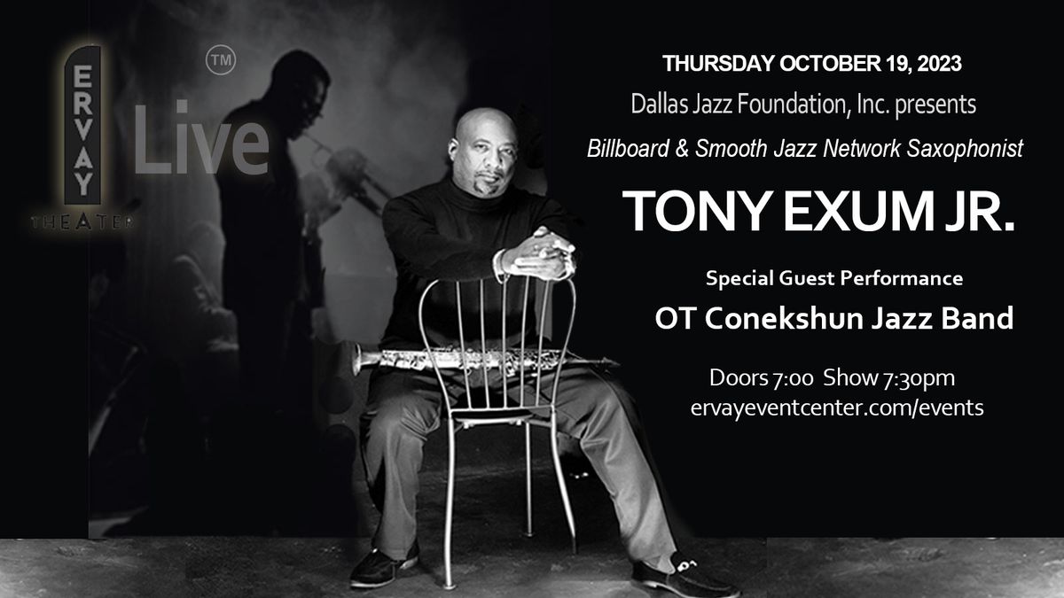 Tony Exum Jr at Middle C Jazz Club, 12 September | Event in Charlotte | AllEvents