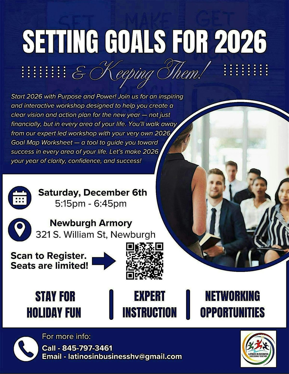 Setting Goals for 2026 and Keeping Them!, 6 December | Event in Newburgh | AllEvents