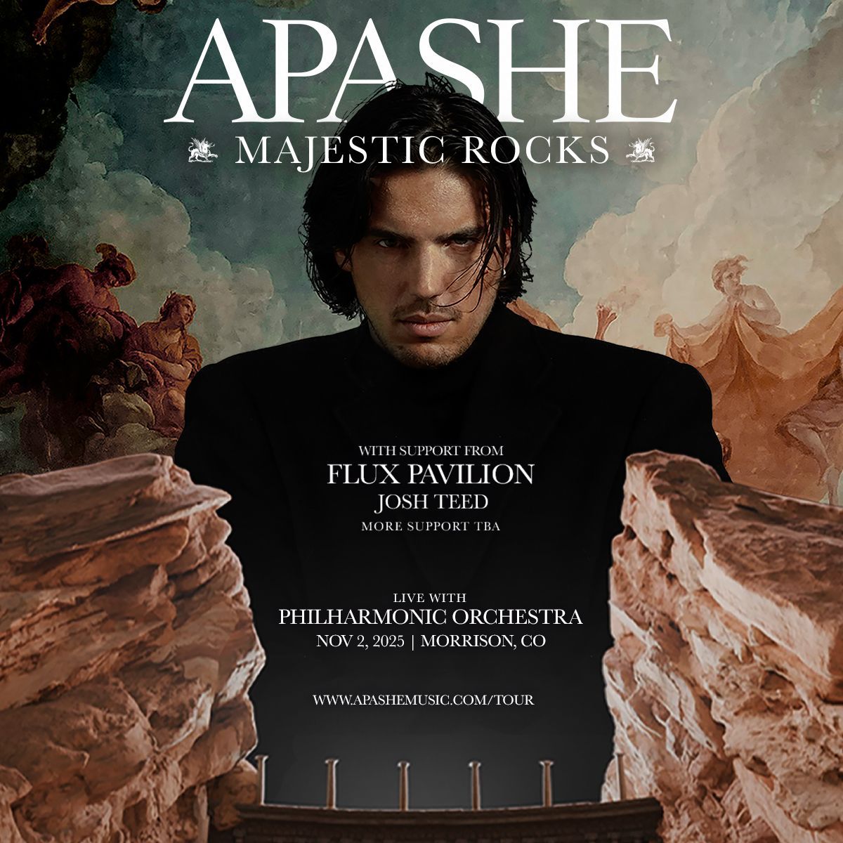 Apashe with Philharmonic Orchestra at Red Rocks Amphitheatre, 2 November | Event in Morrison | AllEvents