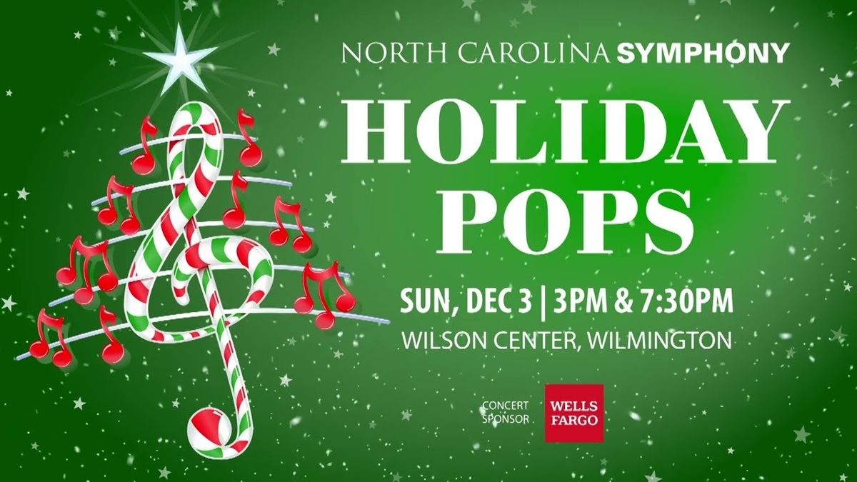 North Carolina Symphony - Holiday Pops at New Bern-Craven Convention Center, 2 December | Event in New Bern