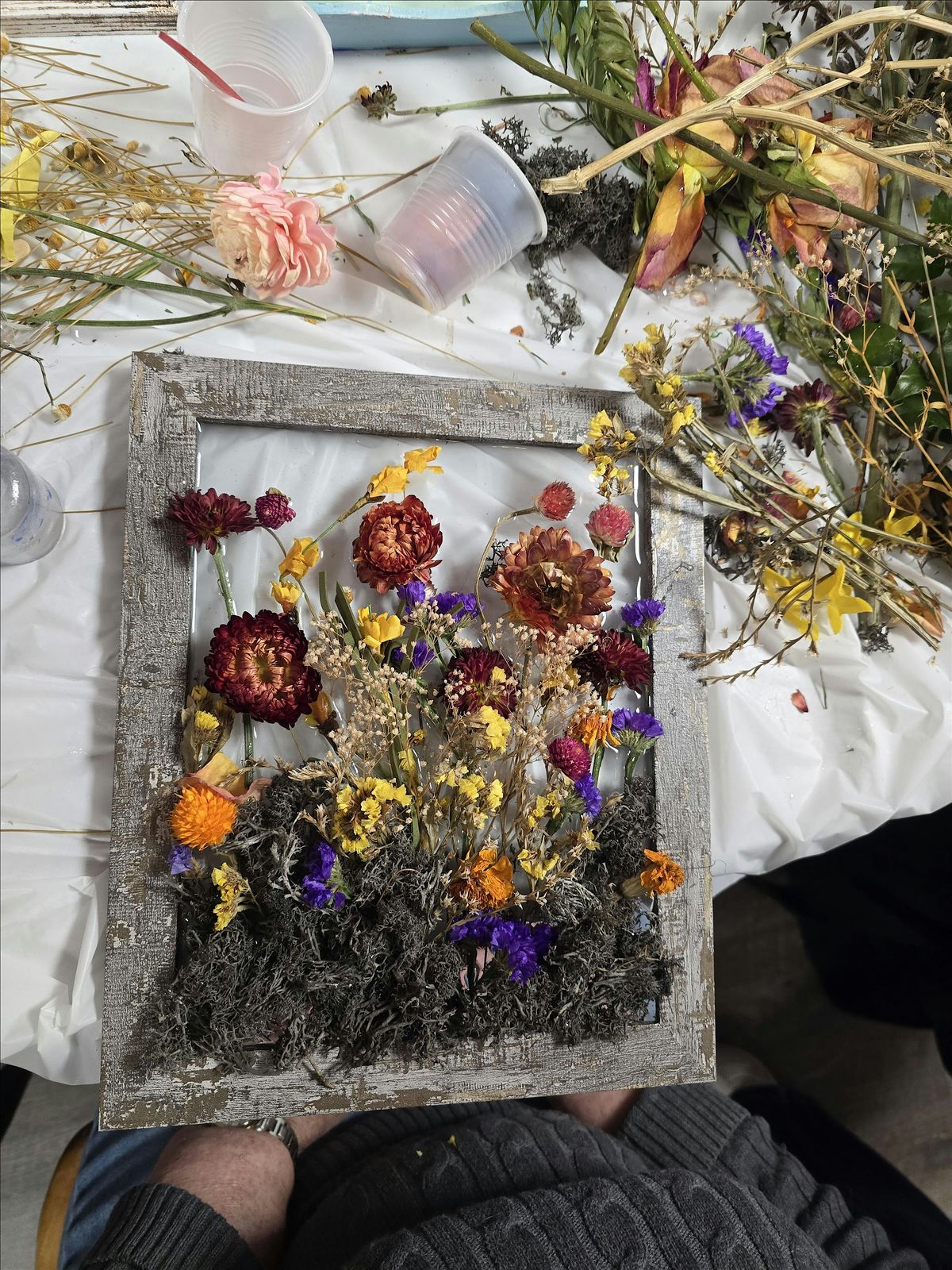 Rustic Resin art with dried flowers and moss at the Bloomin' Cottage, 18 January | Event in Phillipsburg | AllEvents