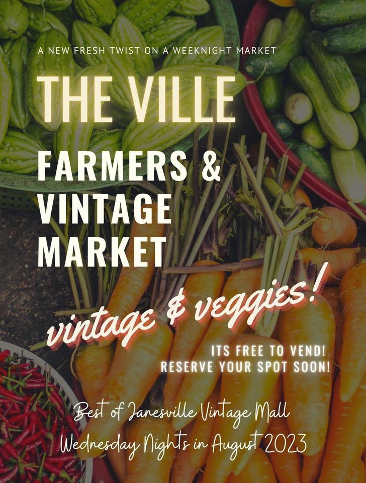 Pauley Best of Janesville Vintage & Veggie Outdoor Market, Best of