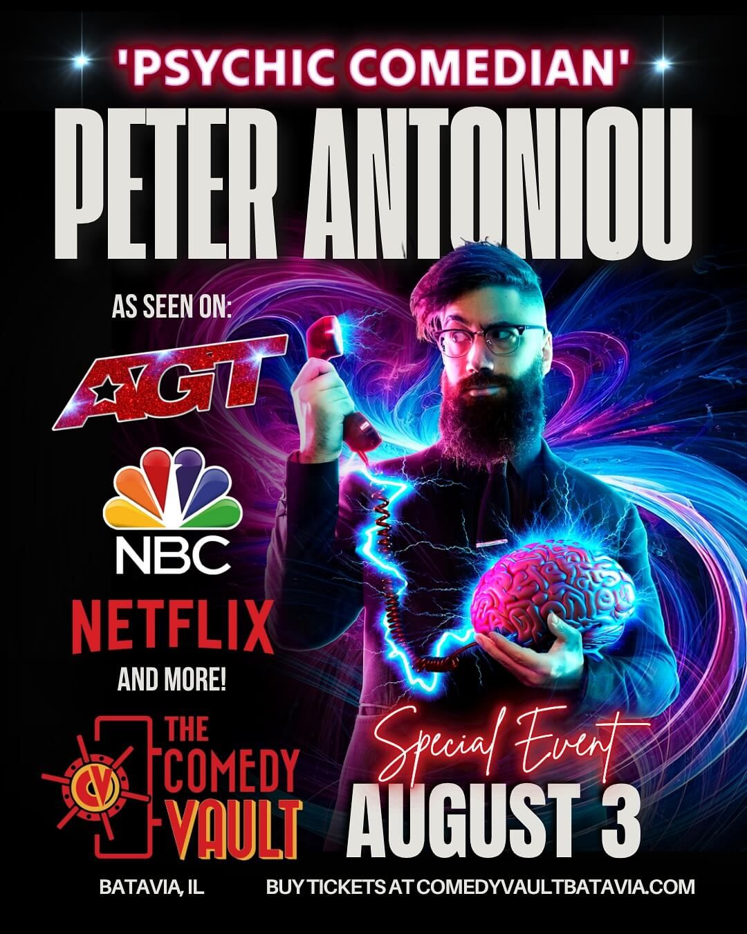 Peter Antoniou at Punch Line Houston, 15 February | Event in Houston | AllEvents