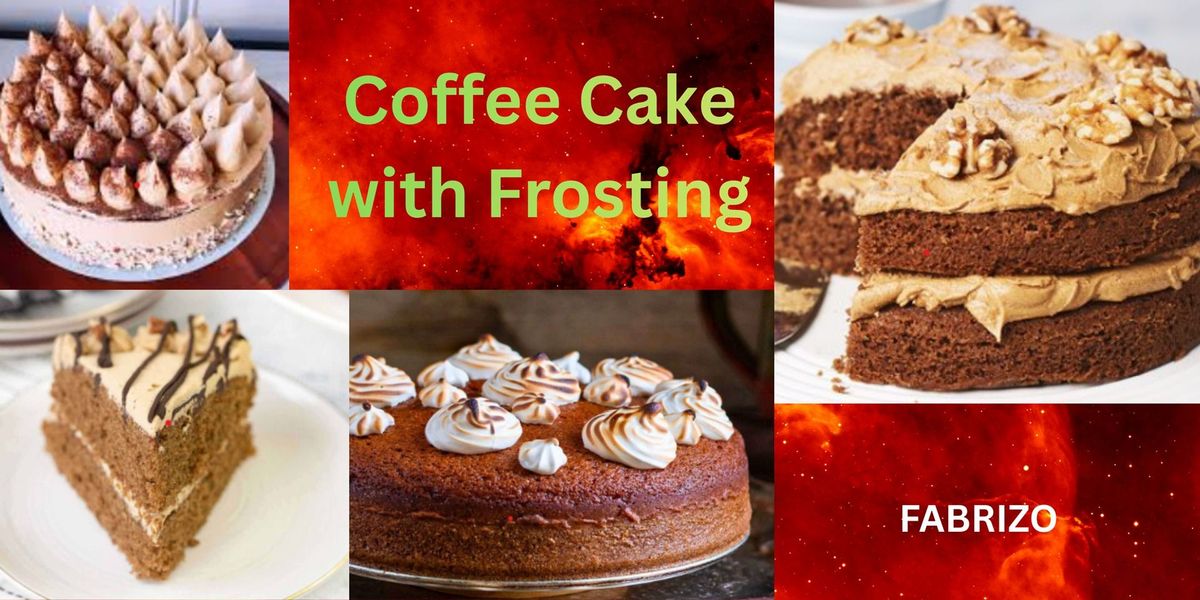 Coffee Cake with Frostin