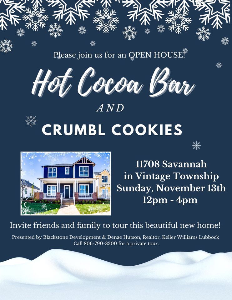 Hot Cocoa Bar & Crumbl Cookies on Savannah, 11708 Savannah Ave, Lubbock