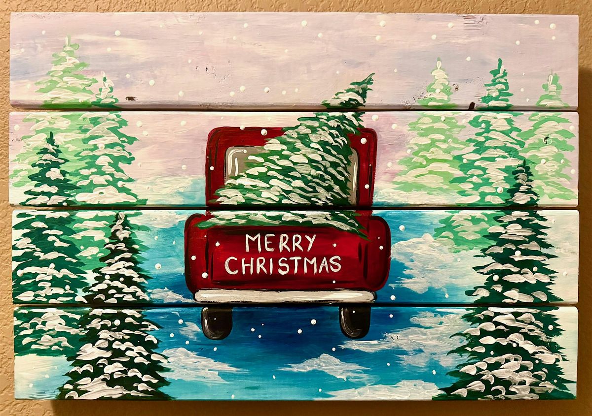 Christmas Tree Farm Wood Painting at Downhill Brewing Parker, 11 December | Event in Parker | AllEvents