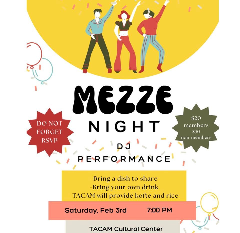 MEZZE NIGHT, 28847 Beck Rd, Wixom, MI, February 3 2024 AllEvents.in