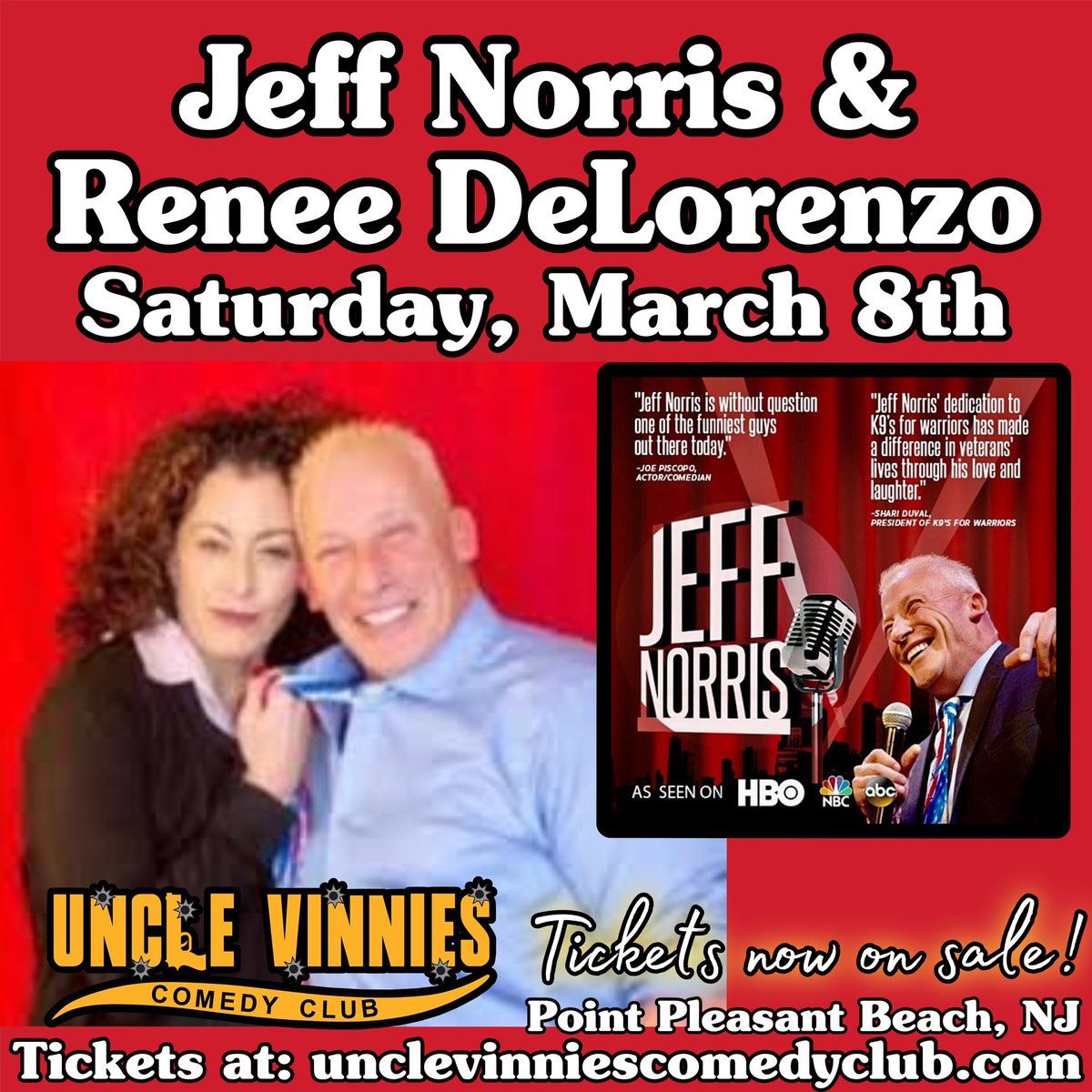 Jeff Norris & Renee DeLorenzo, 7 August | Event in Point Pleasant Beach | AllEvents