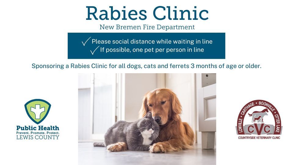 Rabies Clinic New Bremen Fire Department, New Bremen Volunteer Fire
