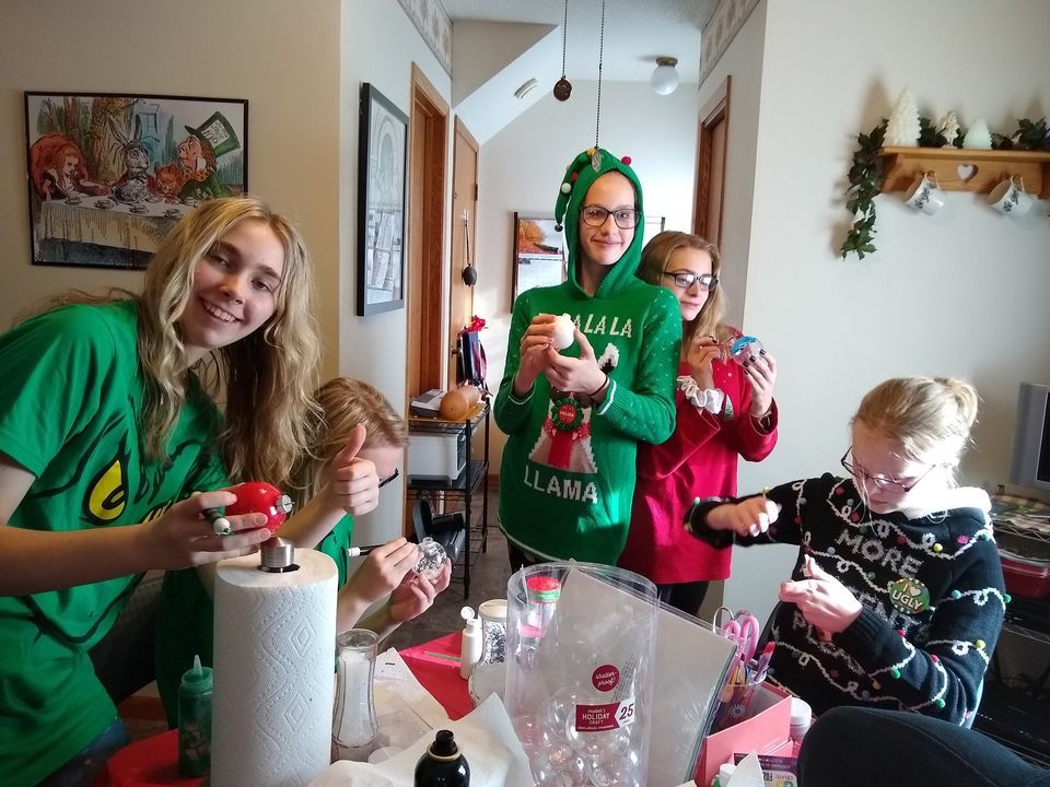 Christmas Community Supper, Faith UMC La Crosse, Barre Mills, December