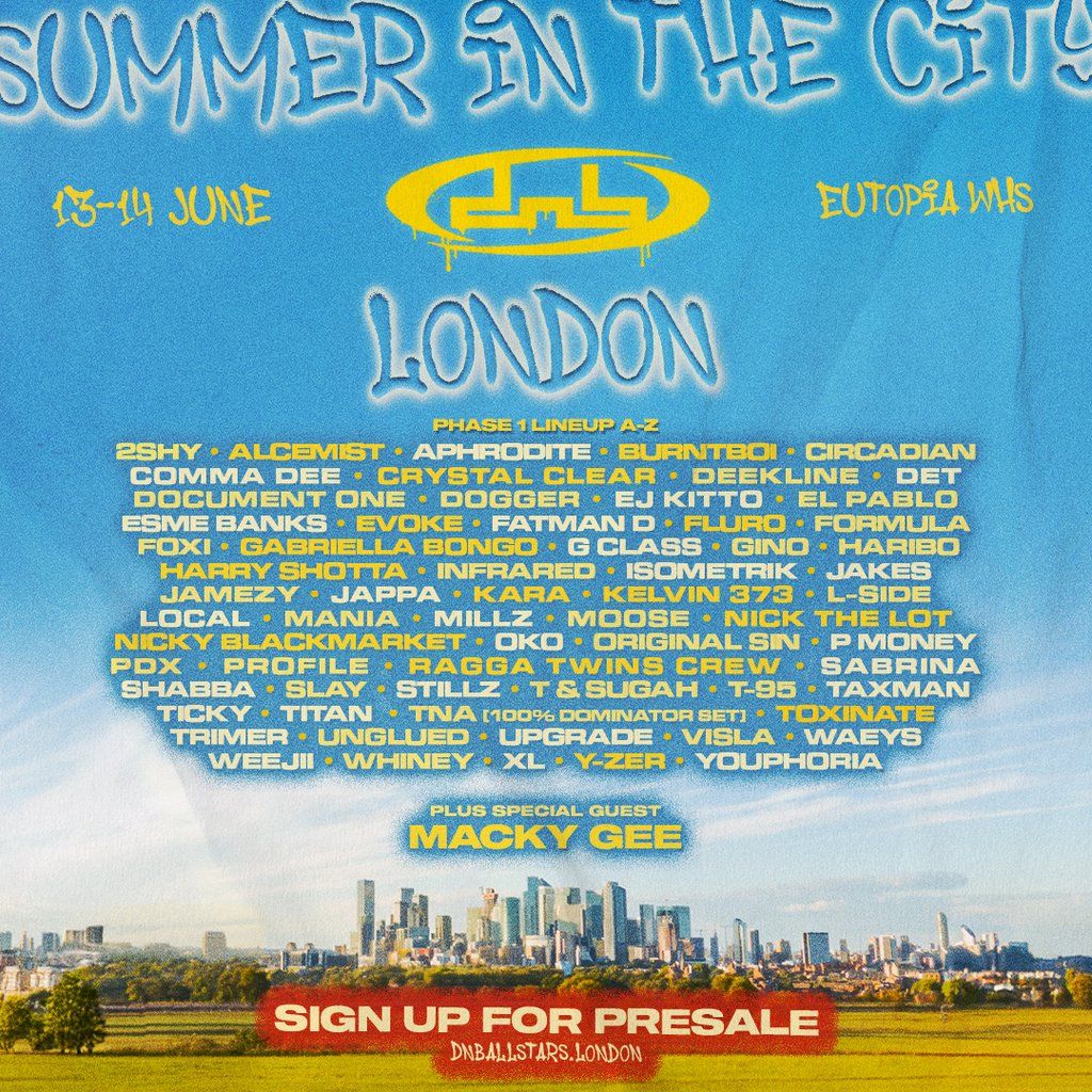 DnB Allstars - Summer In The City - London, Eutopia Warehouse, Barking ...