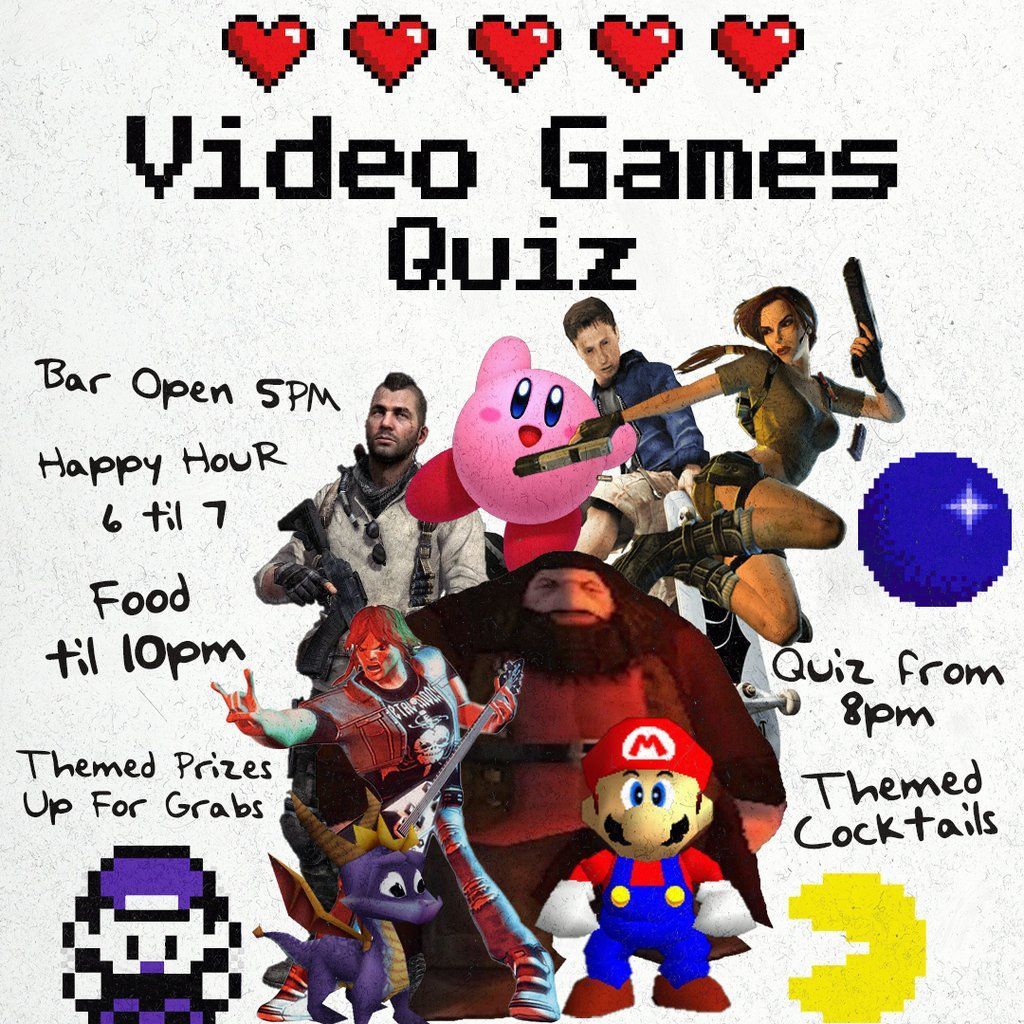Video Games Quiz, 10 July | Event in Middlesbrough | AllEvents