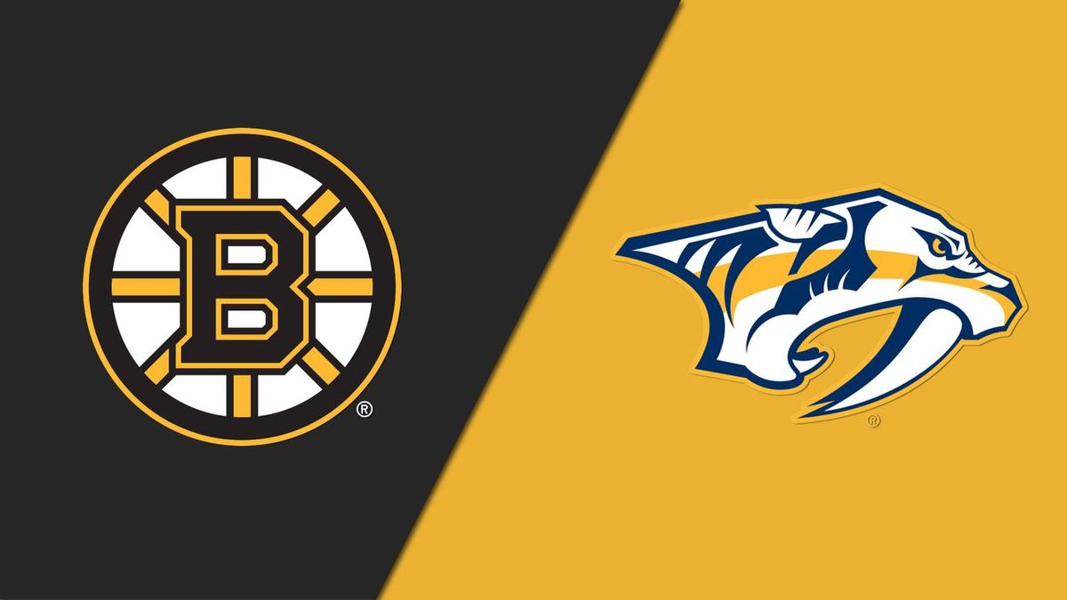 Boston Bruins vs. Nashville Predators, TD Garden, Boston, October 14