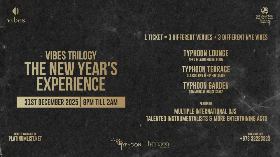 Vibes Trilogy: The New Year's Experience, 31 December | Event in Manama | AllEvents