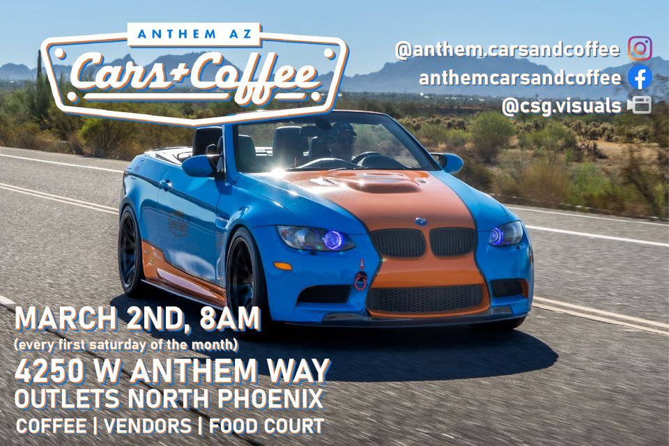 Anthem Cars and Coffee Car Show, Outlets North Phoenix, New River, 2