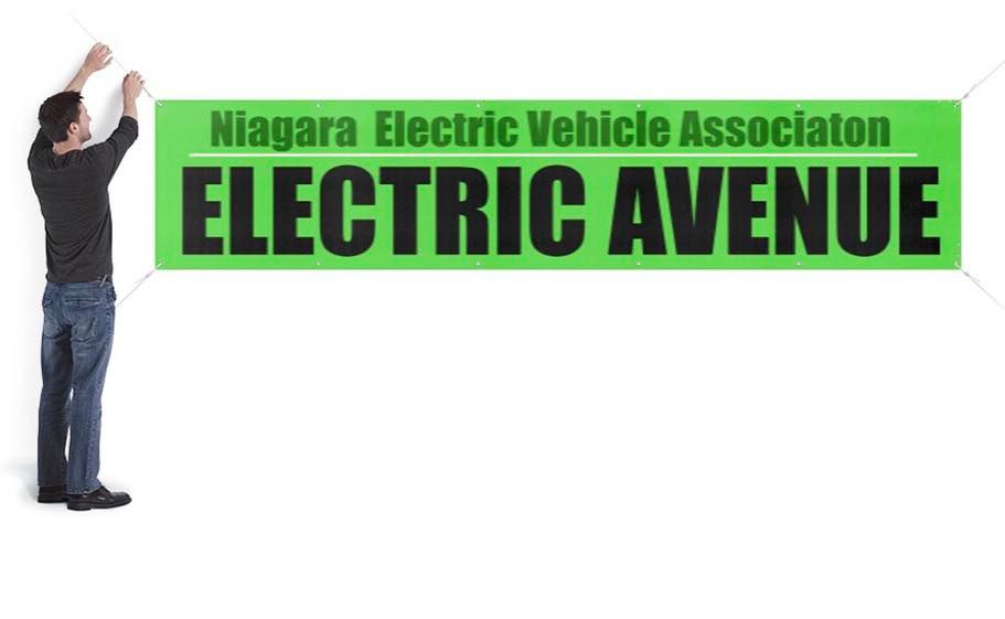 Niagara Electric Car Club EV Display, Dorchester Road, Niagara Falls