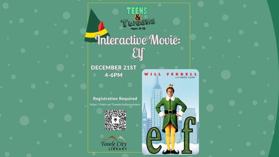 Teen & Tween Time Interactive Movie, Tooele City Library, December 21