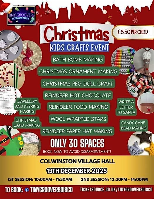 Kids Craft Christmas Event! Ages 3-11 (most-suitable), 13 January | Event in Colwinston | AllEvents