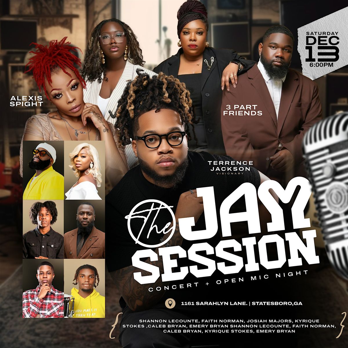 The Jam Session, 13 December | Event in Statesboro | AllEvents