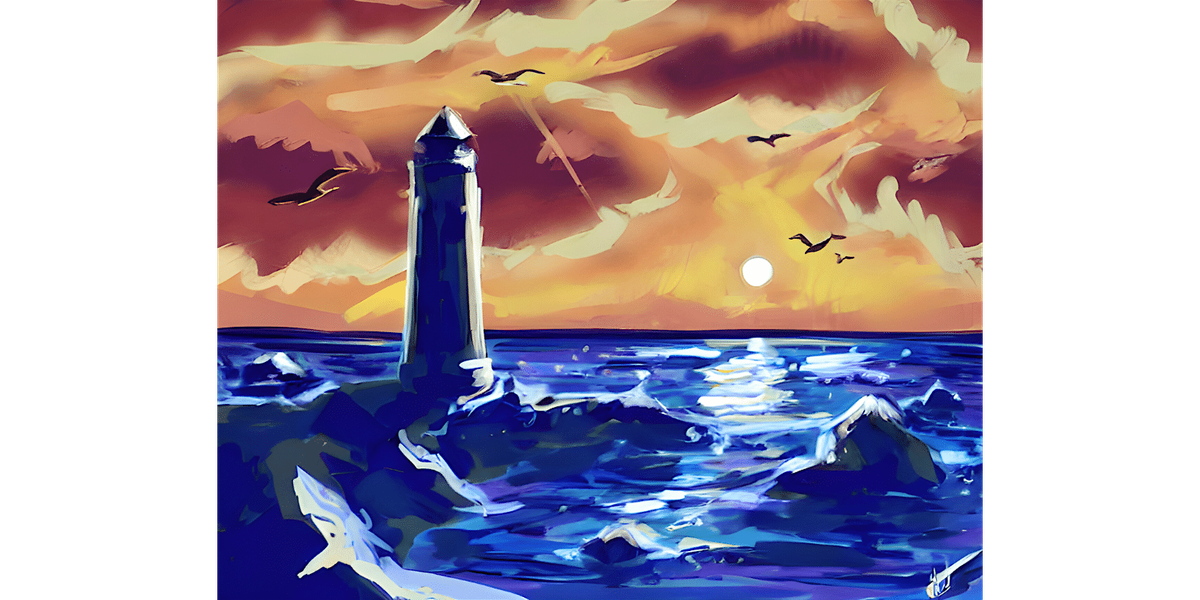 Lighthouse Shore - Paint and Sip in Orlando | Classpop!™, 4 December | Event in Orlando | AllEvents