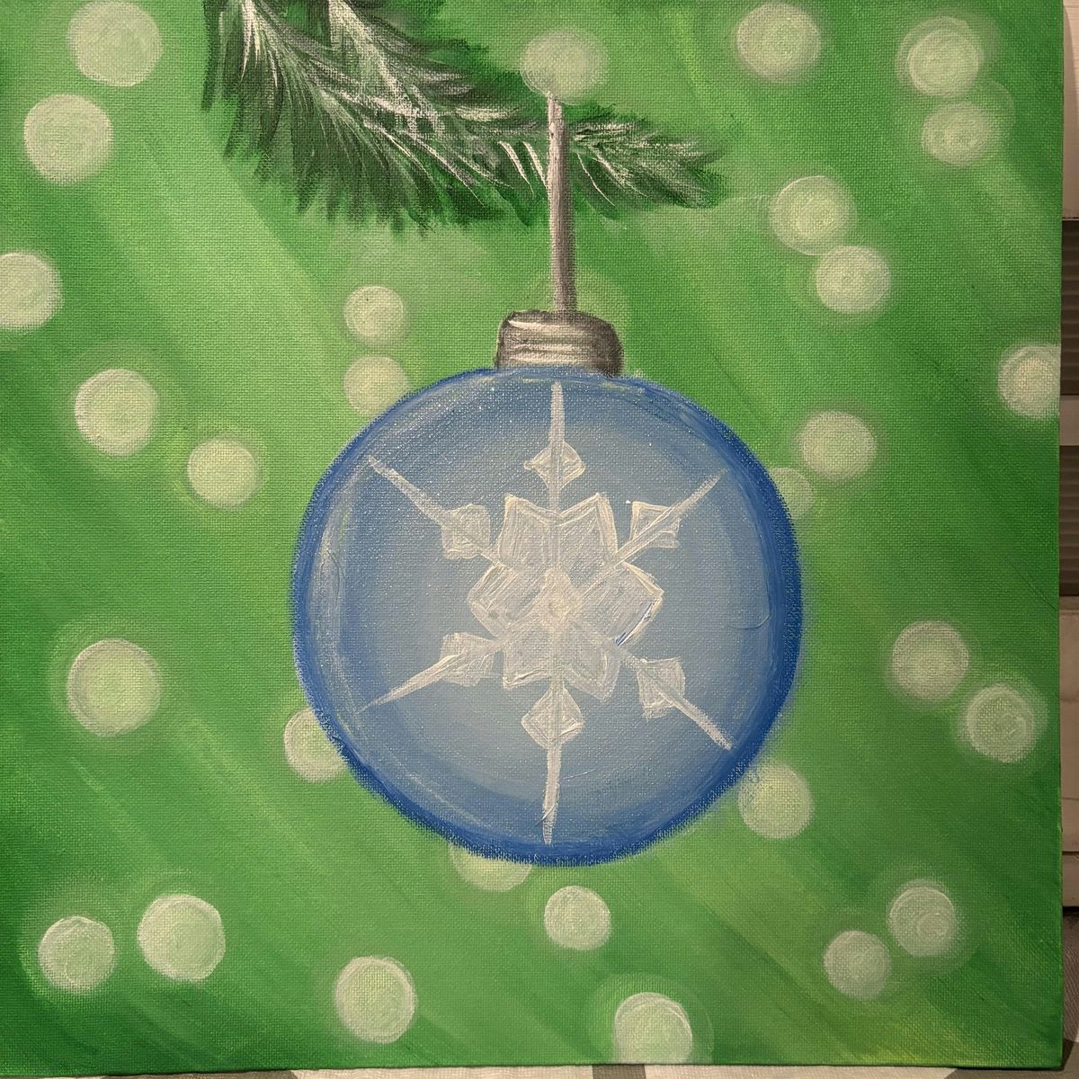 Beginner Painting Class Holiday Ornament on Canvas, 7 December | Event in Fort Erie | AllEvents