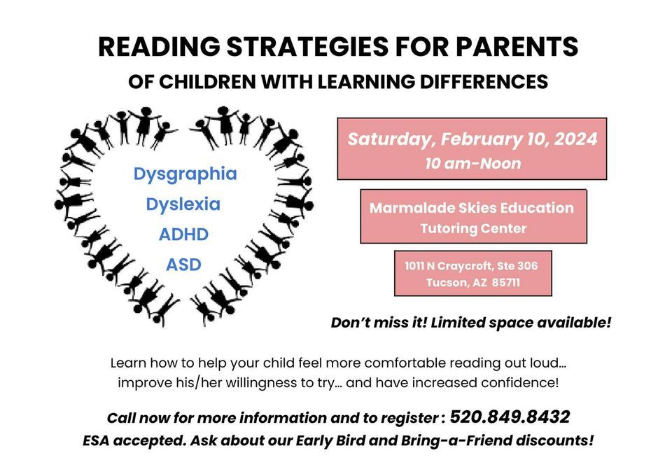 Reading Strategies for Parents Marmalade Skies Education