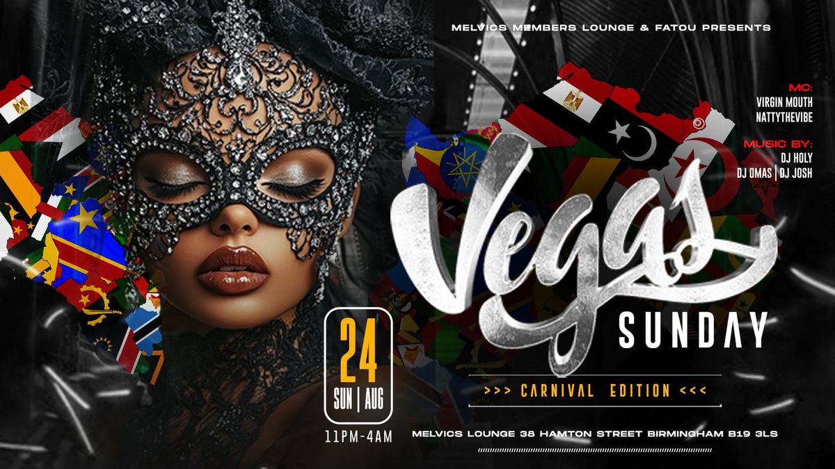 VEGAS SUNDAYS- Carnival Edition , 24 August | Event in Birmingham | AllEvents