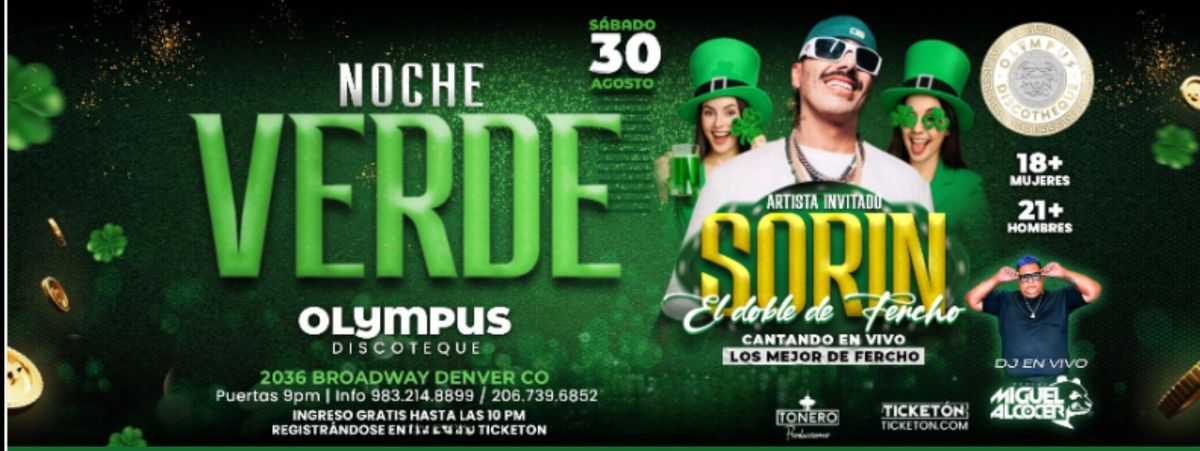 NOCHE VERDE EN DENVER, 30 August | Event in Denver | AllEvents