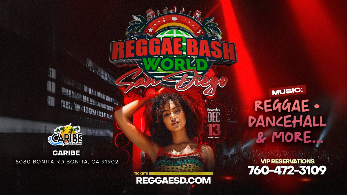 Reggae Bash World San Diego, 13 December | Event in Bonita | AllEvents