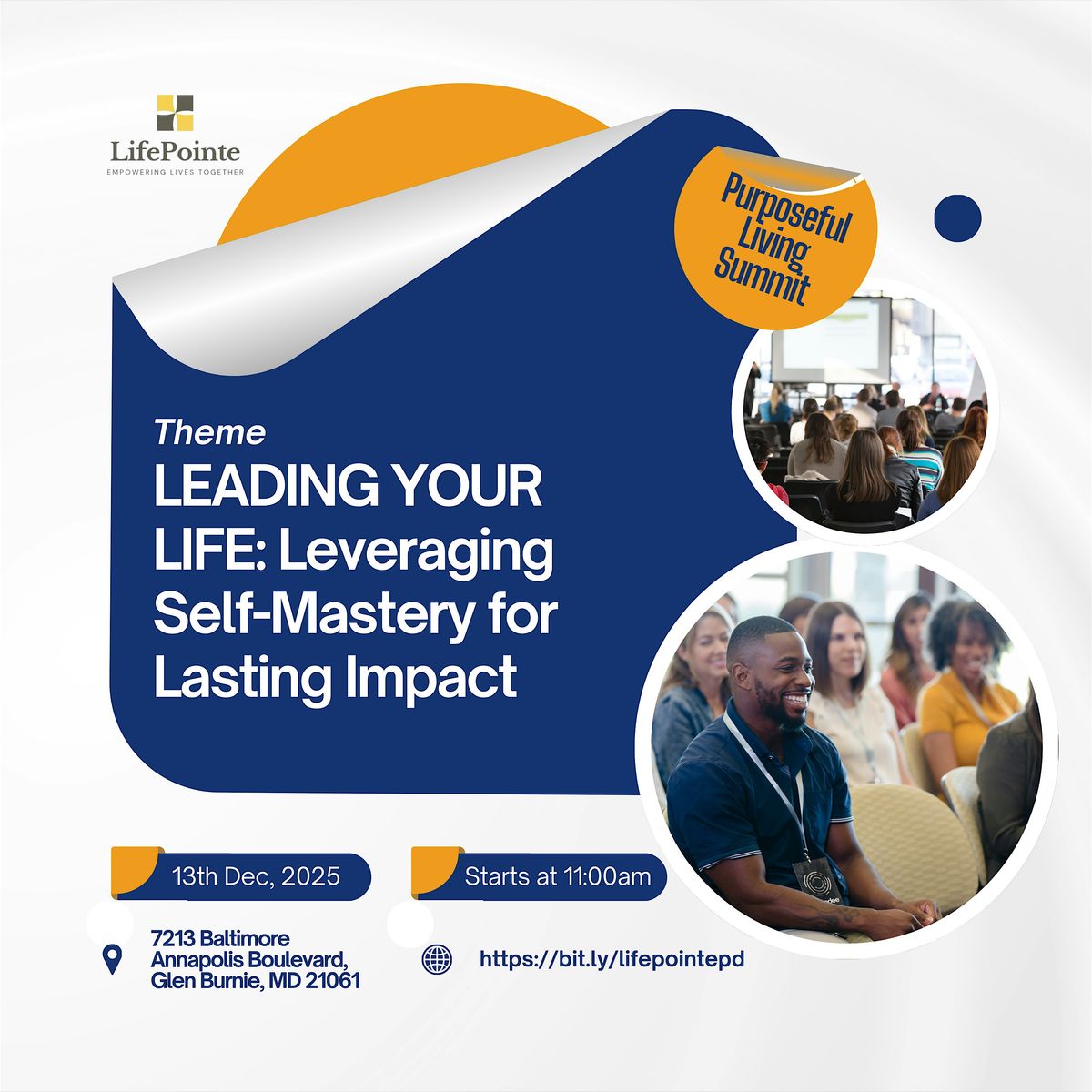 Purposeful Living Summit, 13 December | Event in Glen Burnie | AllEvents