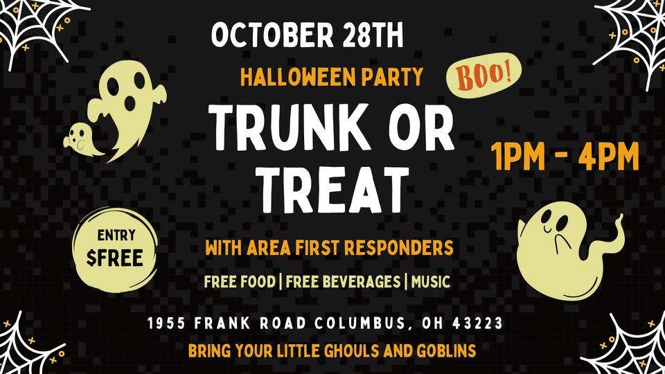 TRUNK OR TREAT WITH LOCAL AREA FIRST RESPONDERS, Central Baptist Church