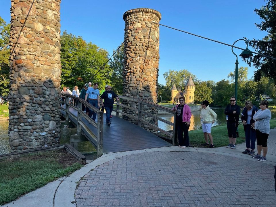 OwossoCorunna Labor Day Bridge Walk, Curwood Castle Park, Oakley