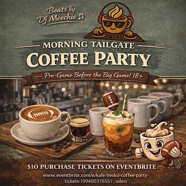 Morning Tailgate Coffee Party