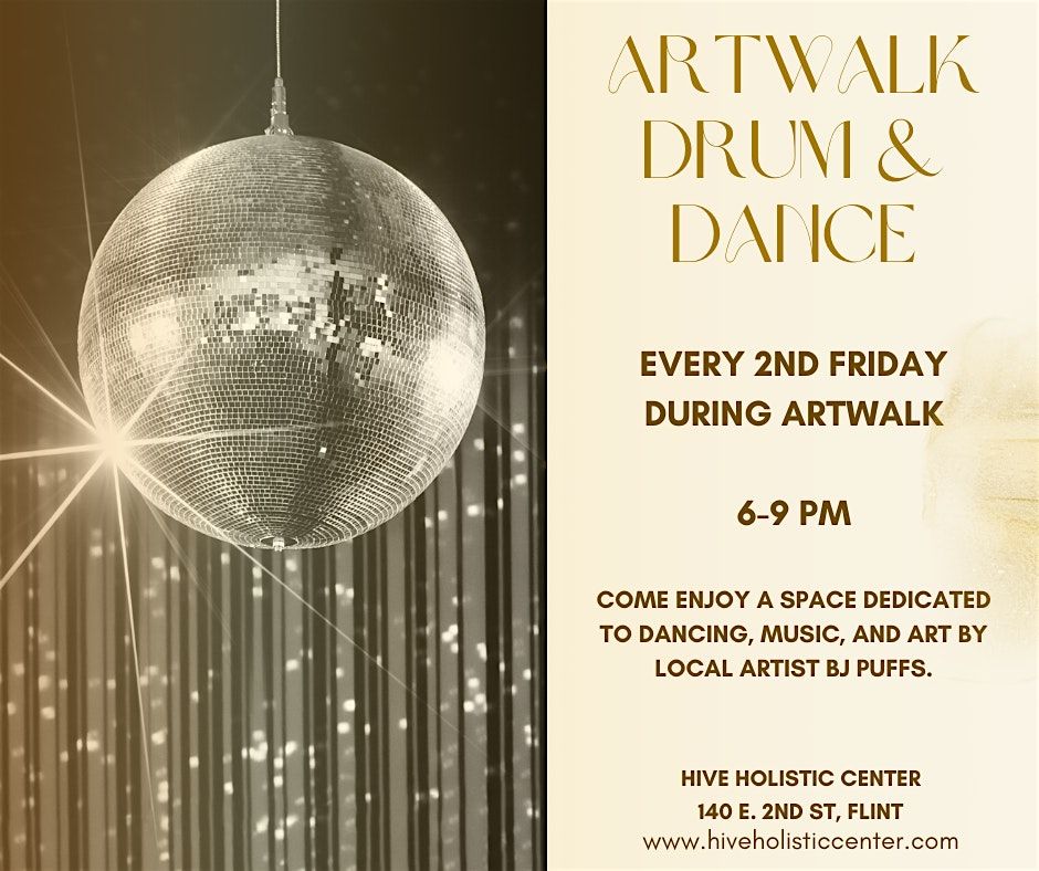 Artwalk Drum & Dance Free Event, 12 December | Event in Flint | AllEvents