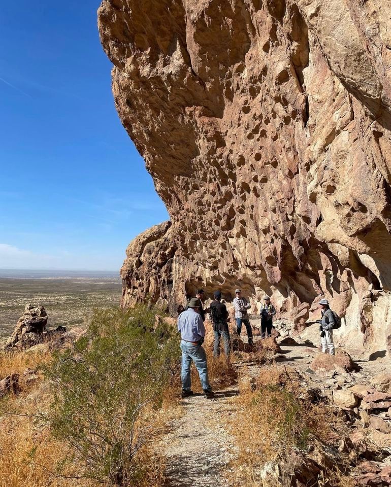 Peña Blanca Guided Hike, Peña Blanca, Las Cruces, January 13 2024