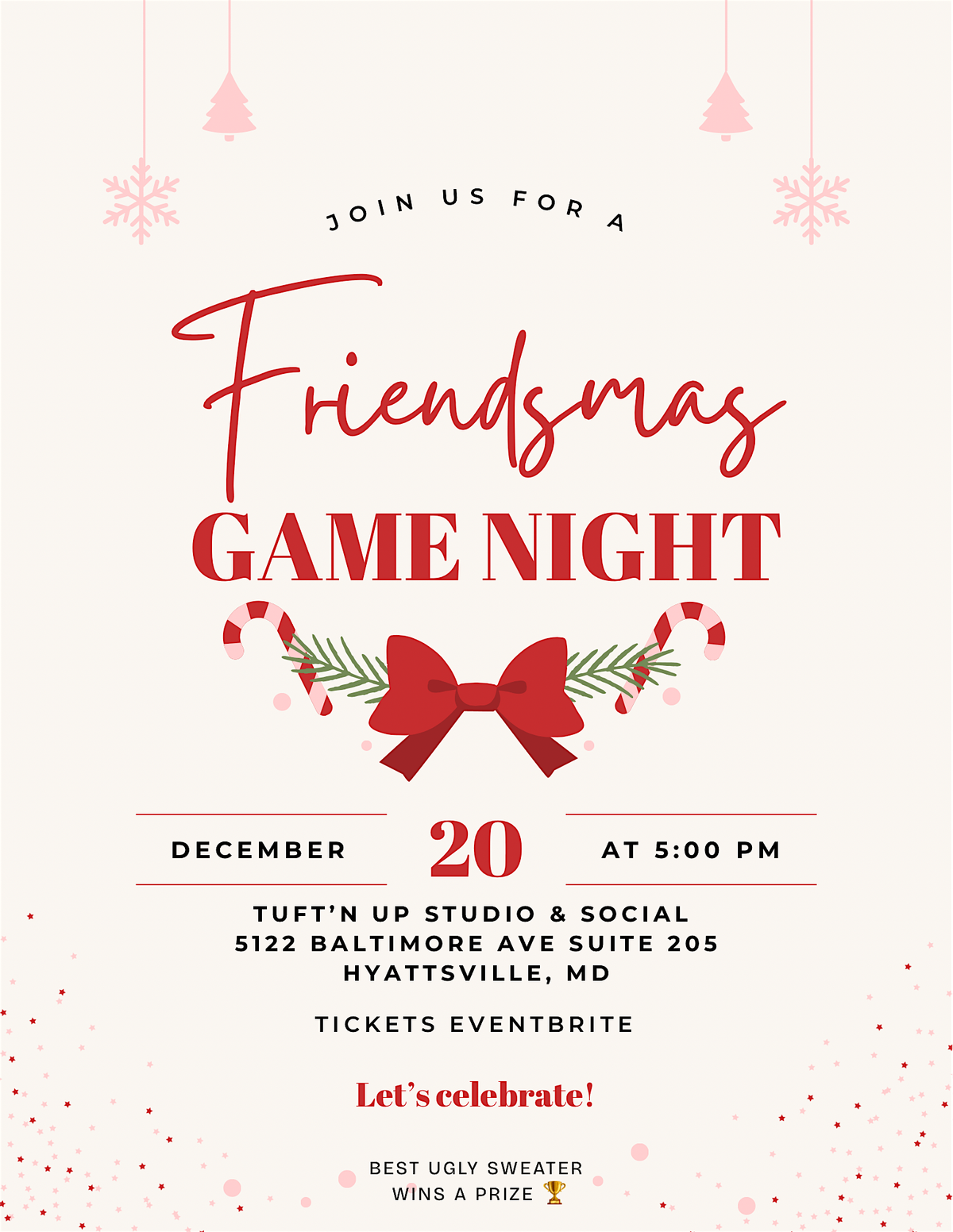 Friendsmas Game Night, 20 December | Event in Hyattsville | AllEvents