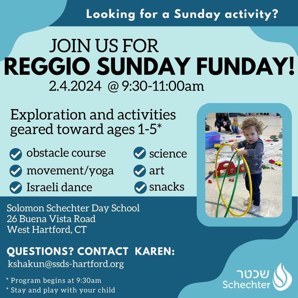 Reggio Sunday Funday, Solomon Schechter Day School of Greater Hartford