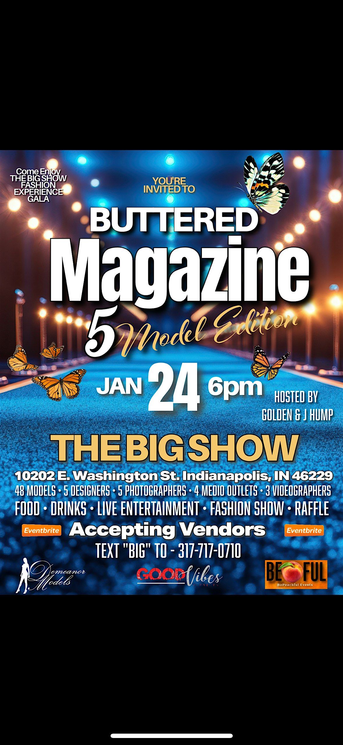 Buttered Magazine 5th Model Edition Debut, 24 January | Event in Indianapolis | AllEvents